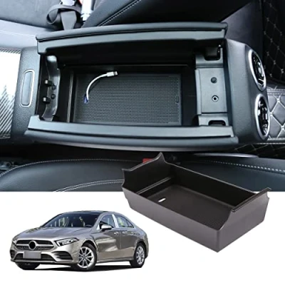 Image of DIYUCAR For Benz A Class W177 A180 A200 2019 Car Interior Center Console Armrest Storage Box MB B W247 2020 Accessories