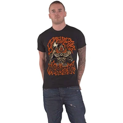 Image of Bring Me The Horizon T Shirt Warrior Band Logo Official Mens Black XXL