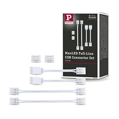 Image of Paulmann MaxLED 71051 Accessory Connector Set Full Line COB White Plastic