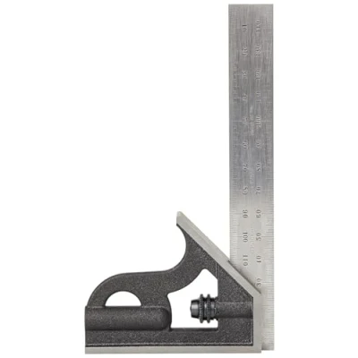 Image of Starrett 10MH 150 Cast Iron Square Head Student Combination Square, mm Size