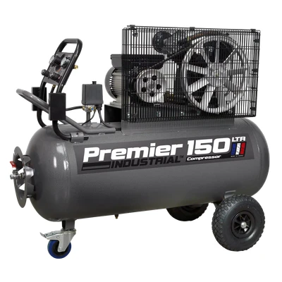 Image of Sealey Compressor 150L Belt Drive 3HP with Front Control Panel