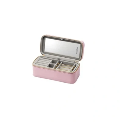 Image of PANDORA Women&#039;s Jewellery Organiser Box Original for Women and Girls Travel Pink (200 x 101 85 mm)