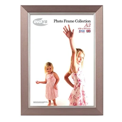 Image of Inov8 Framing Photo Frame Pewter Silver Inset A3 1PK