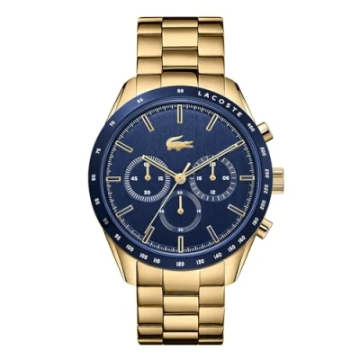 Image of Lacoste Chronograph Quartz Watch for Men with Gold Colored Stainless Steel Bracelet 2011096