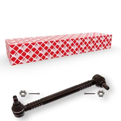 Image of 5000450713 Anti roll bar link FEBI BILSTEIN 35532 Front Axle Right 335mm M16 x 1,5 with crown nut