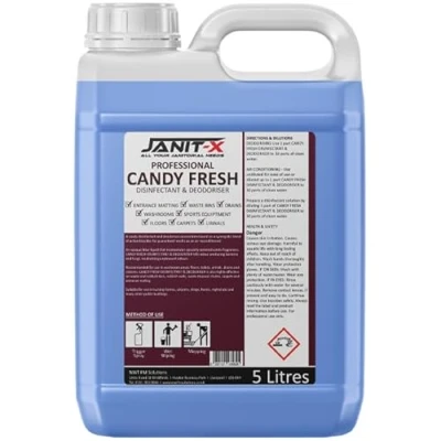 Image of Janit X Candy Fresh Disinfectant &amp; Deodoriser 5 Litre (without pump, 2 Bottles)