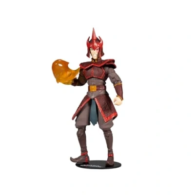 Image of McFarlane Toys, Avatar the Last Airbender 7 inch Gold Label Prince Zuko Helmeted Action Figure with 22 Moving Parts, Collectible Accessories and Collectors Stand Base Ages 12+
