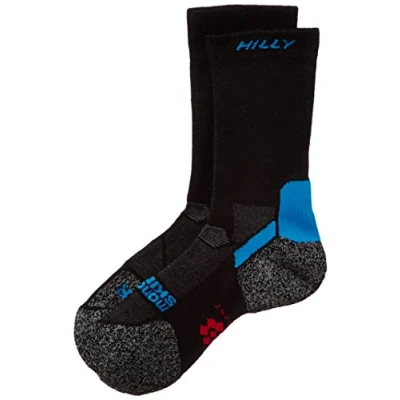 Image of Hilly Energize Classic Men&#039;s Socks, Mens, Classic, Noir/bleu Electric, FR : S (Taille Fabricant Taille 1)