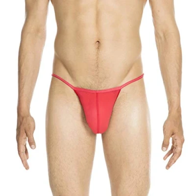 Image of HOM, Mens, Plume G String, Red, S