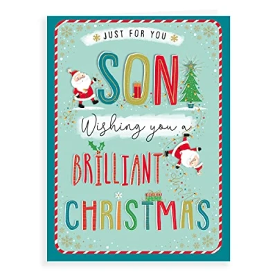 Image of Regal Publishing Modern Christmas Card Son 12 x 9 inches