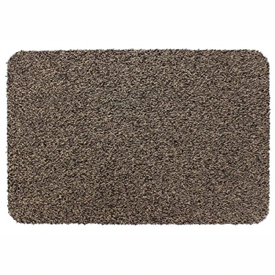 Image of JVL Tanami Machine Washable Barrier Door Mat, Brown, 40 x 60 cm