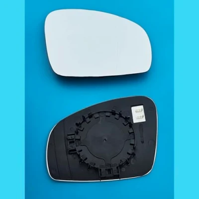 Image of Door Wing Mirror Glass Fits to SKODA FABIA II(2007 2014), ROOMSTER(2006 2015) With Base Right Hand Driver Side
