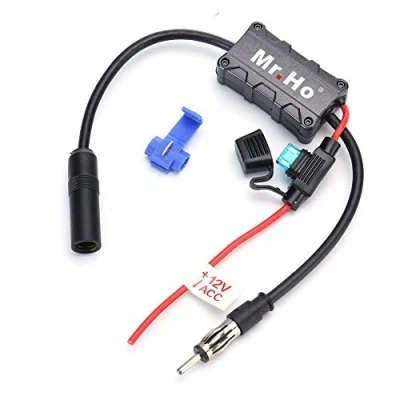 Image of Mr.Ho 12V Universal Car Antenna Radio FM &amp; AM Signal Amplifier Booster
