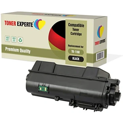 Image of Toner EXPERTE 2 Pack Compatible with TK 1160 TK1160 Premium Cartridges for Kyocera ECOSYS P2040dn, P2040dw