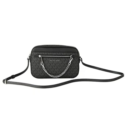 Image of Michael Kors Women&#039;s East West Chain Crossbody, Black, Large