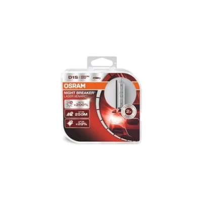 Image of OSRAM XENARC NIGHT BREAKER LASER D1S, +200% more brightness, HID xenon bulb, discharge lamp, 66140XNL, folding box (1 lamp)