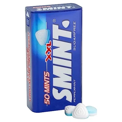 Image of Smint Peppermint XXL 35g Pack of 4 Your Breath Feeling Fresh Powerful And Long Lasting Freshness