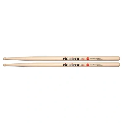 Image of Vic FIrth Modern Jazz Collection Drumsticks MJC4 American Hickory Oval Wood Tip