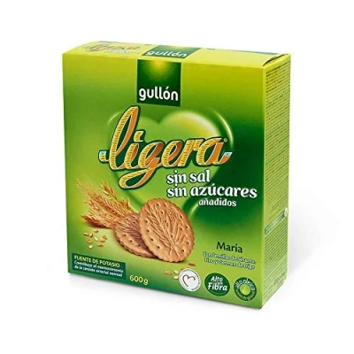 Image of Gullón, Ligera, Biscuits Without Salt and Added Sugars, 600g