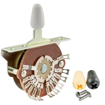 Image of Musiclily Pro 2 Pole 5 Way Pickup Selector Blade Lever Switch for Strat Tele Style Electric Guitar