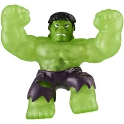 Image of Heroes of Goo Jit Zu Shifters the Marvel Stretchy green Hulk. Super Mushy 4.2 Inch Toy Figure. Crush Core!