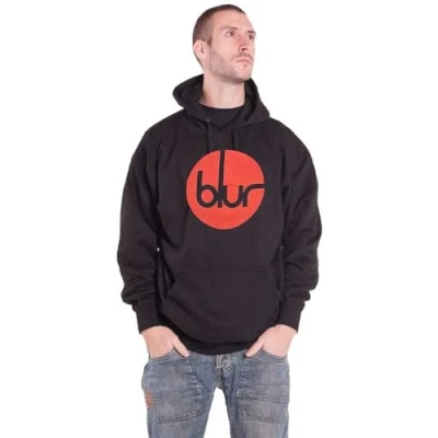 Image of Rock Off officially licensed products Blur Circle Band Logo Pullover Hoodie M Black