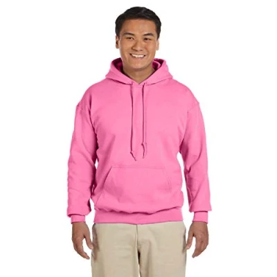Image of Mens 7.75 Oz. Heavy Blend? 50/50 Hood (G185) Azalea L