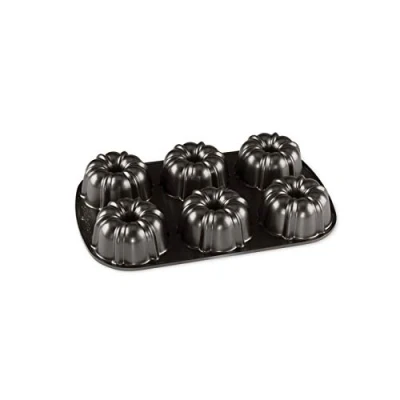 Image of Nordic Ware Graphite Classic Bundtlette Cake Pan