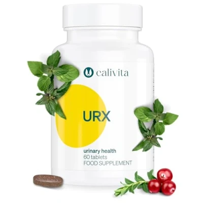 Image of URX Cystitis Treatment for Women UTI D Mannose &amp; Cranberry Fast Relief Effective Prevention Supports Urinary Tract Health All Natural Herbal Blend 60 Tablets