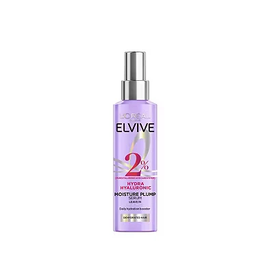 Image of L&#039;Oreal Paris Elvive Hydra Hyaluronic Serum, With Acid for Dry, Dehydrated Hair, Replumping Hydrating Treatment, All Hair Types, 150ml