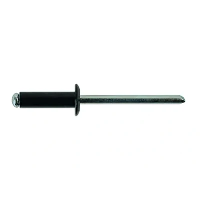 Image of Connect 32888 Std Flange Black Rivets 4.8mm x 14mm 100pc