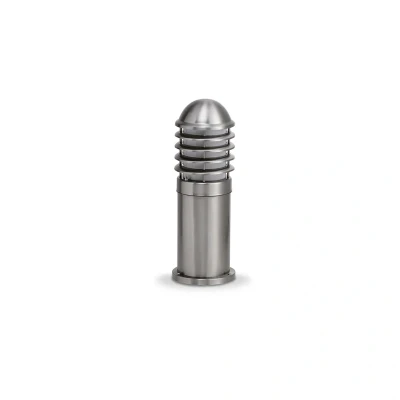 Image of Mains Short Louvred IP44 Bollard Stainless Steel JCC NiteLED