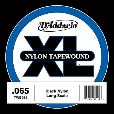 Image of D&#039;Addario TWB065M Single String for Bass Nylon Wire Gauge .065