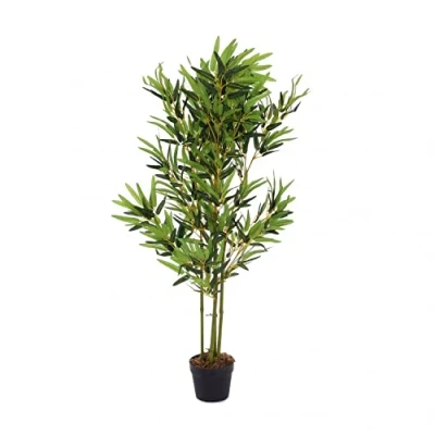 Image of Artificial Bamboo Tree Plant 120cm Indoor Outdoor Garden Decoration Oypla