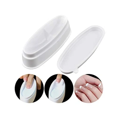 Image of Clest F&amp;H Nail Dipping Powder French Tray Manicure Molding Mould Dip Container
