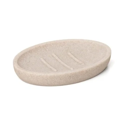 Image of TATAY Bathroom Soap Dish, Beige, 13 x 9 1,9 cm