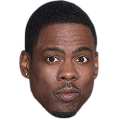 Image of Chris Rock Celebrity Mask, Flat Card Face, Fancy Dress Mask