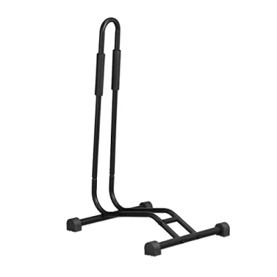 Image of Relaxdays Floor Bike Rack, Black, 75 x 39 46.5 cm