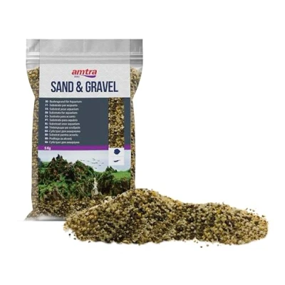 Image of WAVE Mixed Gravel River Substrate, 5 kg, Natural