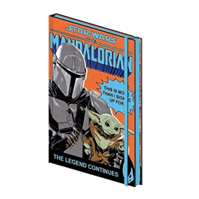 Image of Pyramid International Star Wars The Mandalorian Notebook (More Than I Signed Up for Design) A5 Writing Pad with Lined Pages, Gifts Men and Women Official Merchandise