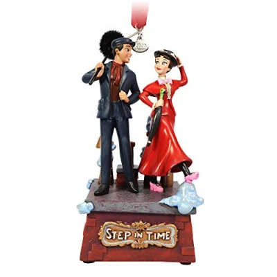 Image of Disney Mary Poppins and Bert Singing Living Magic Sketchbook Ornament