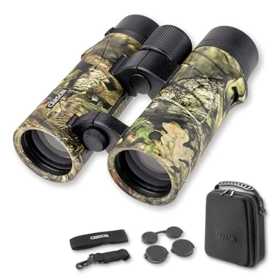 Image of Carson RD Series 10x42mm Mossy Oak Camouflage Open Bridge Waterproof Binoculars (RD 042MO)