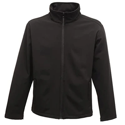 Image of Regatta Mens Classic Softshell Jacket TRA680 Black, Size S