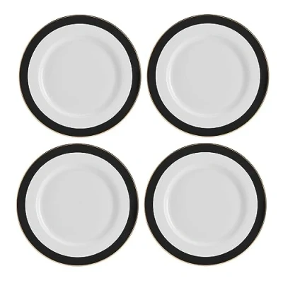 Image of Mikasa Luxe Deco Set of 4 27.5cm Dinner Plates