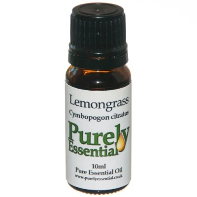 Image of Lemongrass Essential Oil 10ml Pure and Natural, Purely
