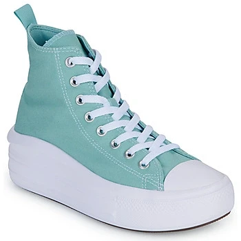 Image of Converse Chuck Taylor ALL STAR MOVE Unisex Hightop trainers for kids, Size: 3, Vernal pool/white/black Textile