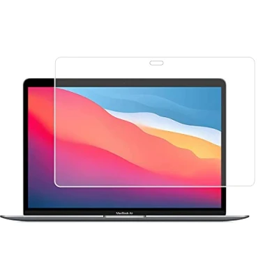 Image of Voikoli Tempered Glass Screen Protector Compatible with Macbook Air 13 inch (A1932/A2179/A2337 M1 Chip),Macbook Pro (A2289/A2251/A2159/A1706/A1989/A2338 Chip) Crystal Clear