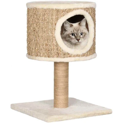 Image of vidaXL Cat Tree with Condo and Scratching Post 52 cm Seagrass