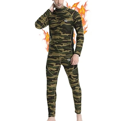 Image of MEETWEE Men&#039;s Thermal Underwear Set, Compression Base Layer Long Johns Sleeve Top Shirt Suit for Winter Workout