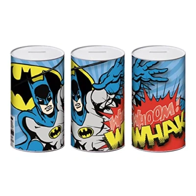 Image of ARDITEX BT15792 Warner BROSS Batman Metal Money Box 10x10x17.5 cm